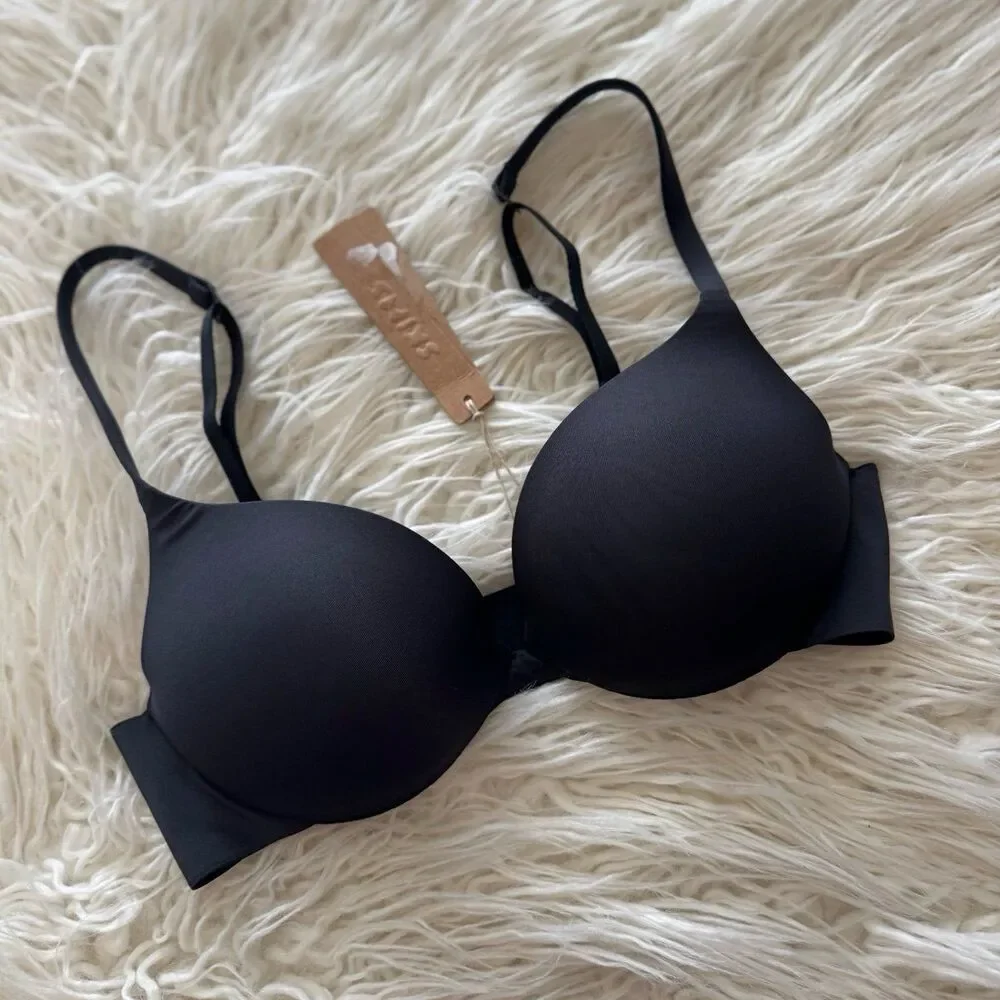 Skims Ultimate Push up Plunge Bra Onyx Size 30C - Picture 3 of 7